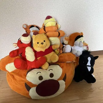 푸우 티거 봉제 인형 세트