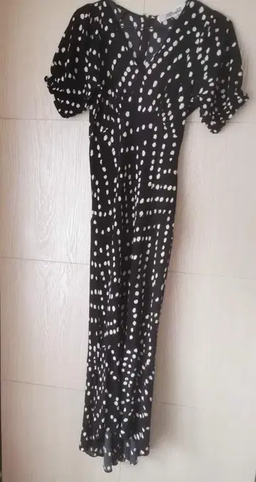 DIANE VON FURSTENBERG 도트 무늬 맥시 드레스 사이즈 2