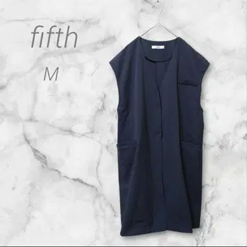 fifth 베스트 베스트 V넥 M 블랙 심플