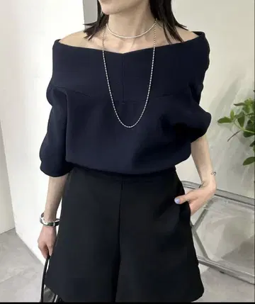 mystic 카라 와이드 넥 가디건, 택 포함