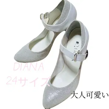 DIANA 펌프스 (24) 브라이덜 슈즈 스틸레토 라메 글리터
