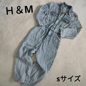 H&M 살로펫 데님 점프 수트 S 사이즈 살로펫 작업복