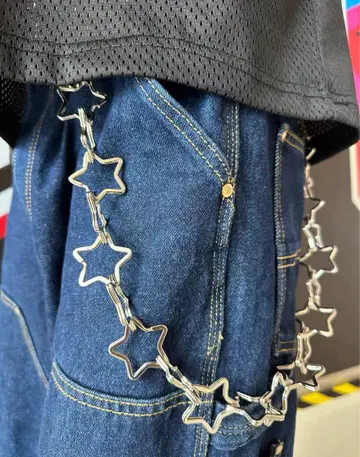 Stefan Cooke Star Strap 별 모양 메탈 체인 벨트