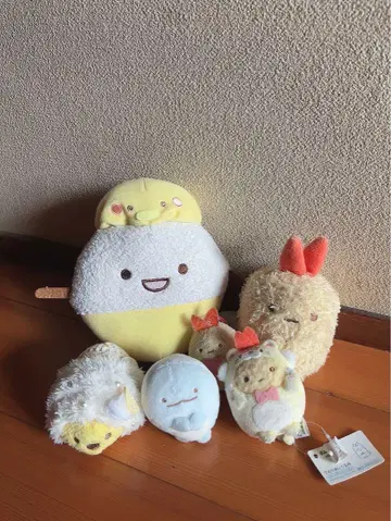 봉제 인형 세트 스미코구라시 푸우 디즈니