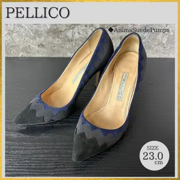 S254 PELLICO Anima 스틸레토 스웨이드 펌프스 23cm