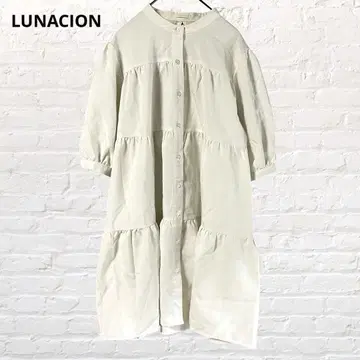 LUNACION 루나시온 티어드 원피스 페플럼 상의 화이트 M
