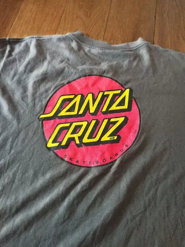 산타크루즈 SANTA CRUZ 티셔츠 NHS 90년대 컬러 택