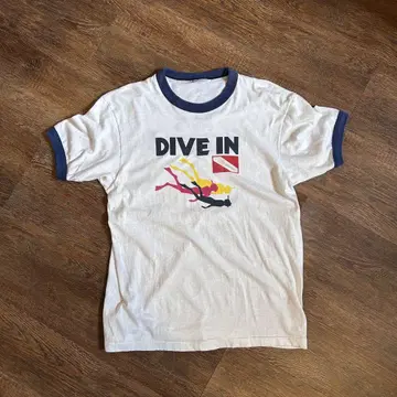 80s 90s 티셔츠 링거 티 Hanes