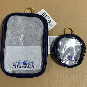 뱅드림 백 참 파우치 스퀘어 원형 Roselia