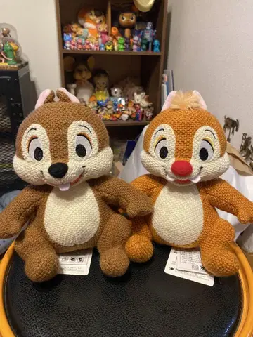디즈니 단종 칩과 데일 봉제 인형 나카지마 코퍼레이션