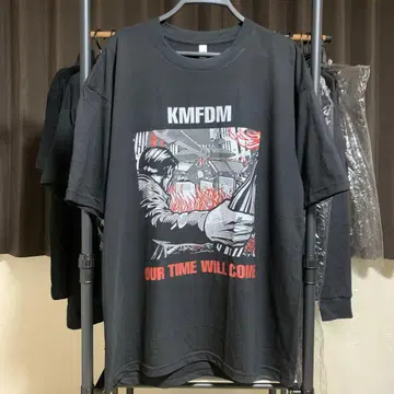 KMFDM 티셔츠 80년대 90년대 빈티지 모티브 락 티셔츠