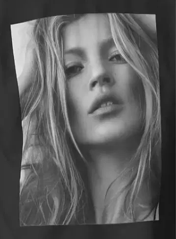 케이트 모스 티셔츠 Kate moss 패션 모델 사인 디바