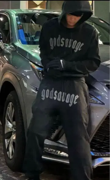 godsavage 셋업 블랙