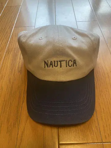 NAUTICA 야구 모자 베이지/네이비
