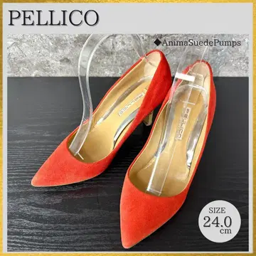 S255 새상품급 PELLICO Anima 스틸레토 스웨이드 펌프스 24