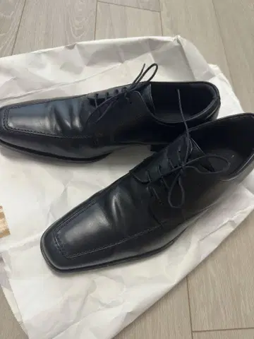 블랙 가죽 신발 26.5cm