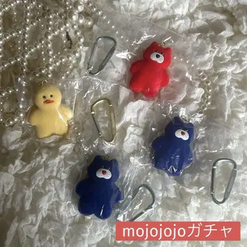 mojojo 캐릭터 스트랩 세트 카라비너 포함