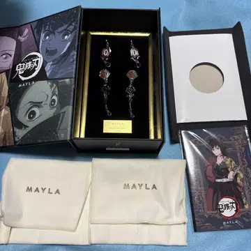 귀멸의 칼날 MAYLA 아이코닉 이어 오브제 토미오카 기유 컴플리트 세트