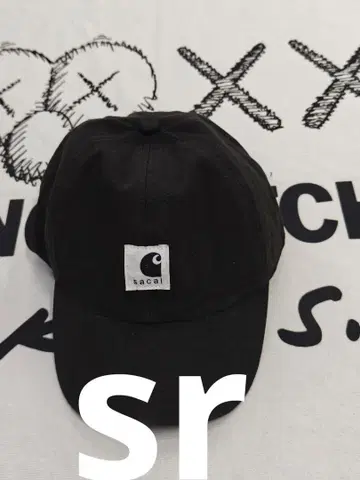 칼하트 x 사카이 블랙 야구 모자