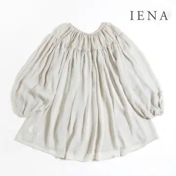 543t*새상품급 이에나 IENA 쉬폰 개더 블라우스