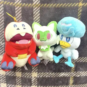 포켓몬 센터 봉제 인형 냐오하 쿠와스 뜨아거(호게타) 삼대장