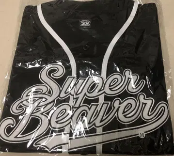 SUPER BEAVER 베이스볼 셔츠 블랙 M 사이즈