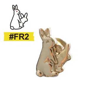 FR2 토끼 모티브 귀걸이(한쪽 귀용) 골드