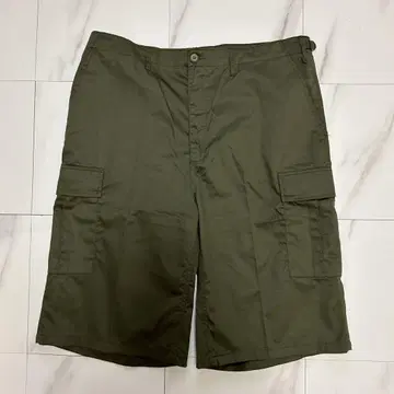 ROTHCO 로스코 B.D.U 카고 숏 팬츠 카키 지퍼 플라이
