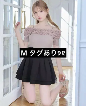 M 미셸 마카롱 슬림 레그 스커트 블랙 이너 팬츠 포함