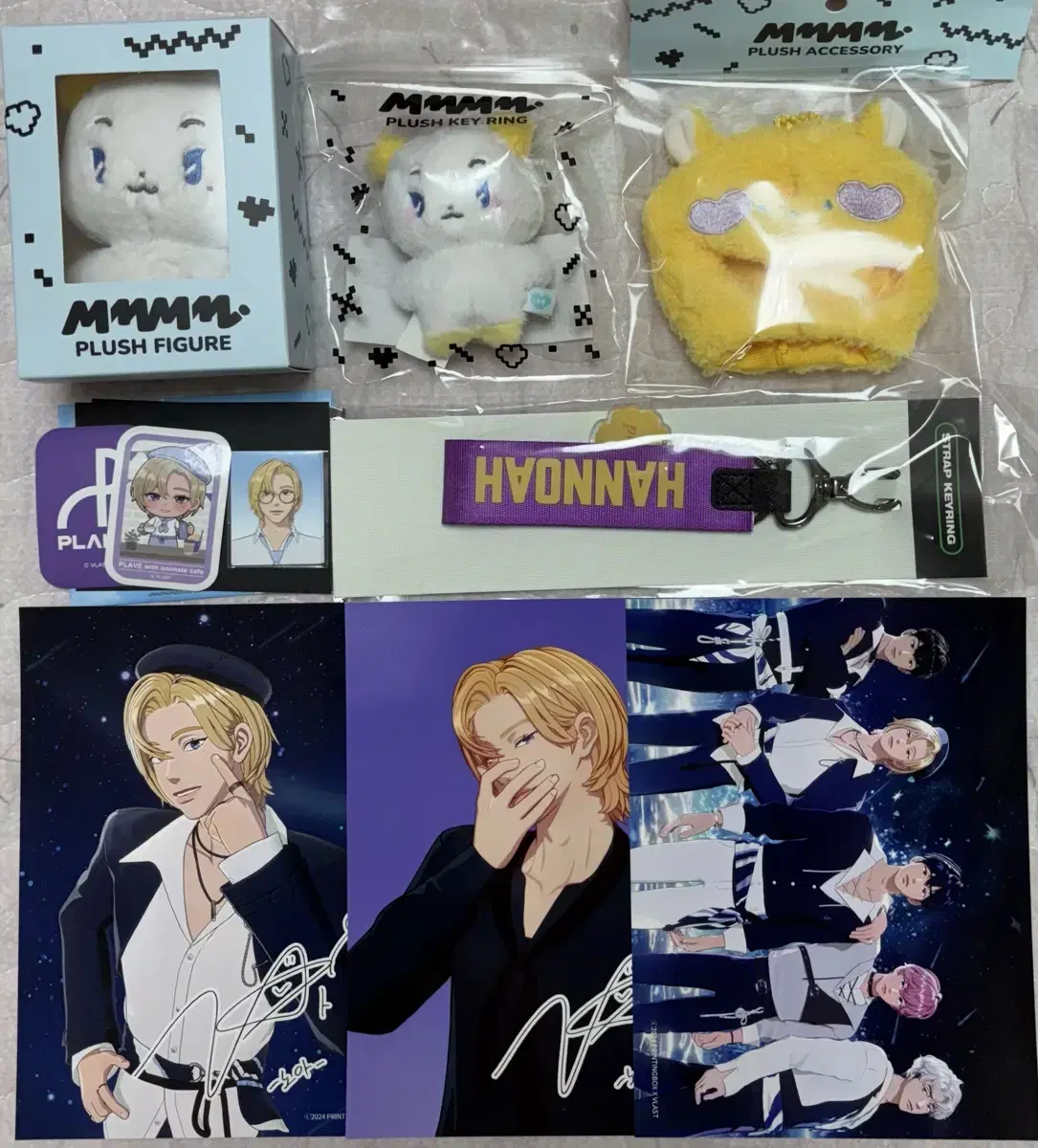 PLAVE Noah Yeoreum Strap Keyring ID Photo Ppak Mmmemimu Mwa Doll Keyring Hat