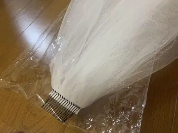 웨딩 베일 타카미 브라이덜 화이트 라메 튤 1m