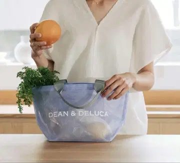 DEAN&DELUCA 메쉬 토트 라일락