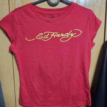 Ed Hardy 레드 티셔츠 M 사이즈