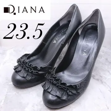 diana 다이애나 레이스 라운드토 펌프스 블랙 23.5