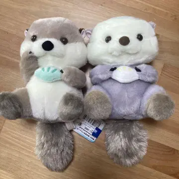 도바 수족관 랏코 봉제 인형 2개 세트