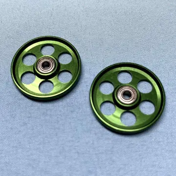 미니 사륜구동 HG 경량 19mm 올 알루미늄 베어링 롤러 (그린)