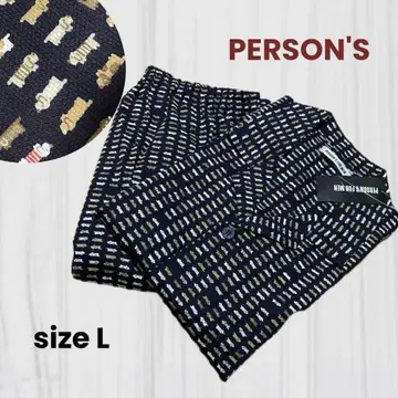 PERSON'S 퍼슨즈 파자마 반팔 롱 바지 빅 사이즈