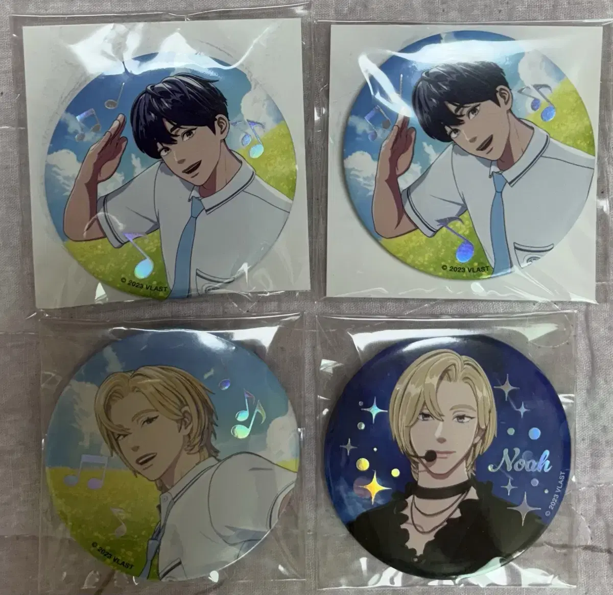PLAVE Animate Plus Can Badge Yeo-reum Yejun Noah I'll be waiting