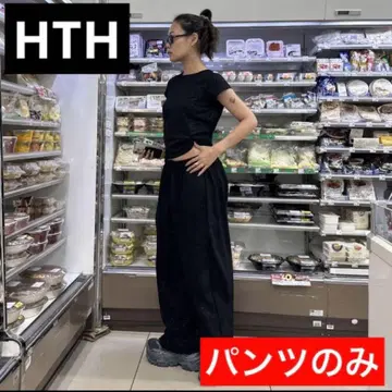HTH glitter Heart Logo 블랙 반츠만 라스트 1개