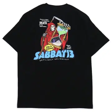 새상품 Sabato Teen HOUR GLASS 티셔츠 BLACK-L
