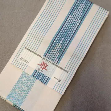 정견 하카타오리 반폭 오비 3