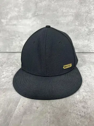 NIKE 캡 코튼 로고 자수 나이키 F.C. 블랙 캡