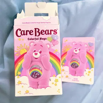 케어 베어 컬러풀 허그 시리즈 cheerbear 팝 마트 popmart