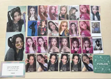 YUNJIN 트레이딩 카드 엽서 코스터 세트