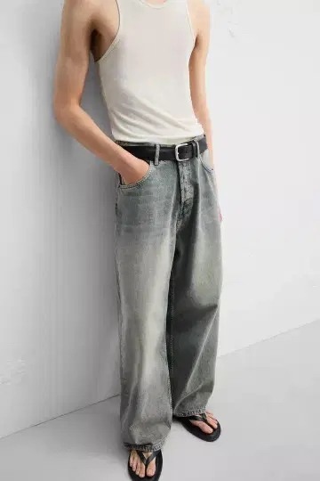 zara 슈퍼 배기 핏 청바지