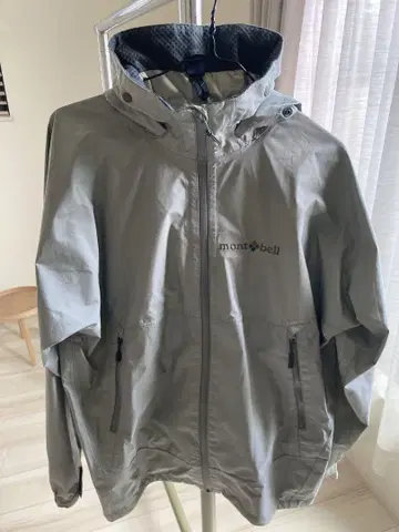 mont-bell 그레이 자켓 후드 부착 팬츠 셋업 GORE-TEX