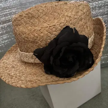 밀짚모자 중절모 스트로우 파나마 모자 플라워 꽃
