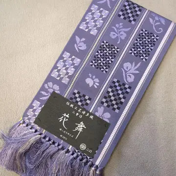 순수 실크 하카타 오리 반폭 오비 7