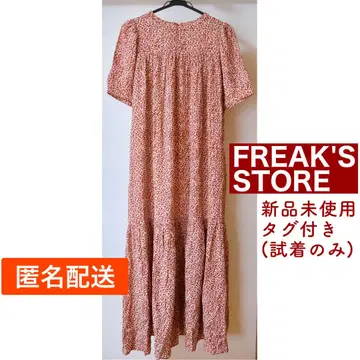 FREAK'S STORE/꽃무늬 맥시 반팔 원피스 [M 사이즈]