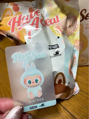 POP MART LABUBU QUQU Have A Seat BOX 개봉만